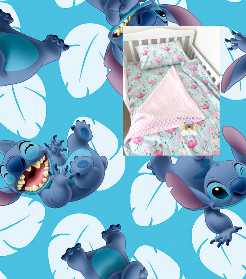 stitch baby crib set