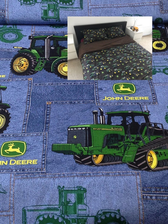 Tractor John Deere Full Toddler Bedding Set Girl Boy Blanket Etsy