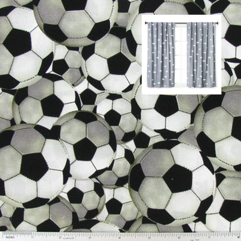 Sport Curtain Panels Baseball Soccer Football Basketball Curtains Nursery Sport Valance Boy Girl Nursery Toddler Boy Girl Curtains