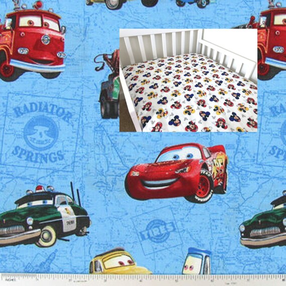 disney cars crib sheet
