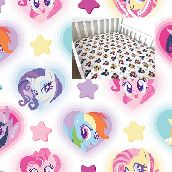 my little pony crib sheet