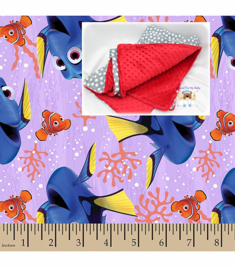 Finding Dory Blanket Disney Finding Dory Toddler Bedding Etsy