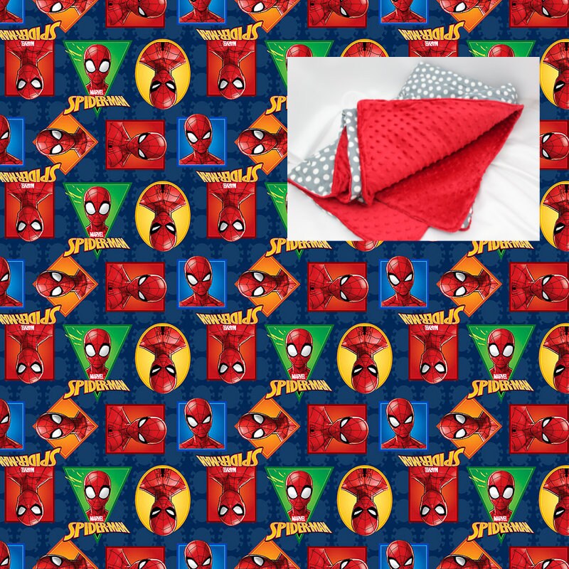 Spider Man Blanket Marvel Spiderman Toddler Bedding Cotton Etsy