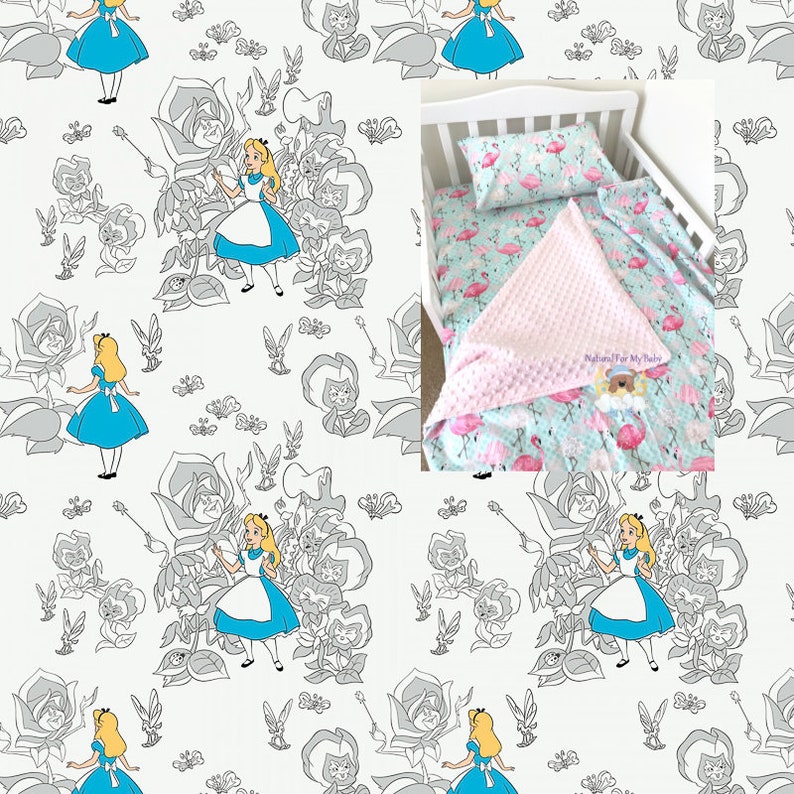alice in wonderland crib bedding set
