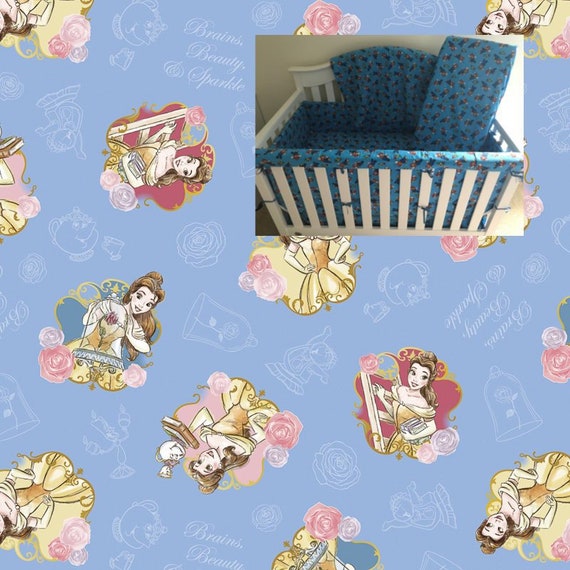 princess belle crib bedding