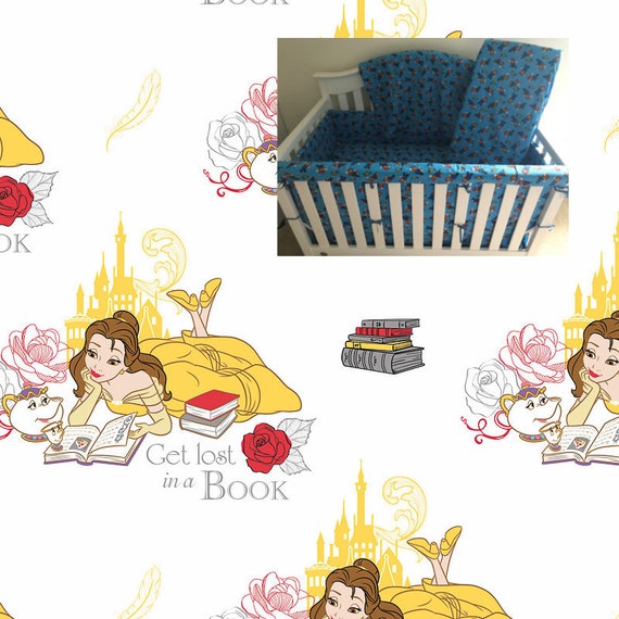 princess belle crib bedding