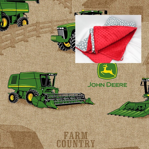 Tractor John Deere Truck Bedding Blanket Comforter Baby Crib Etsy