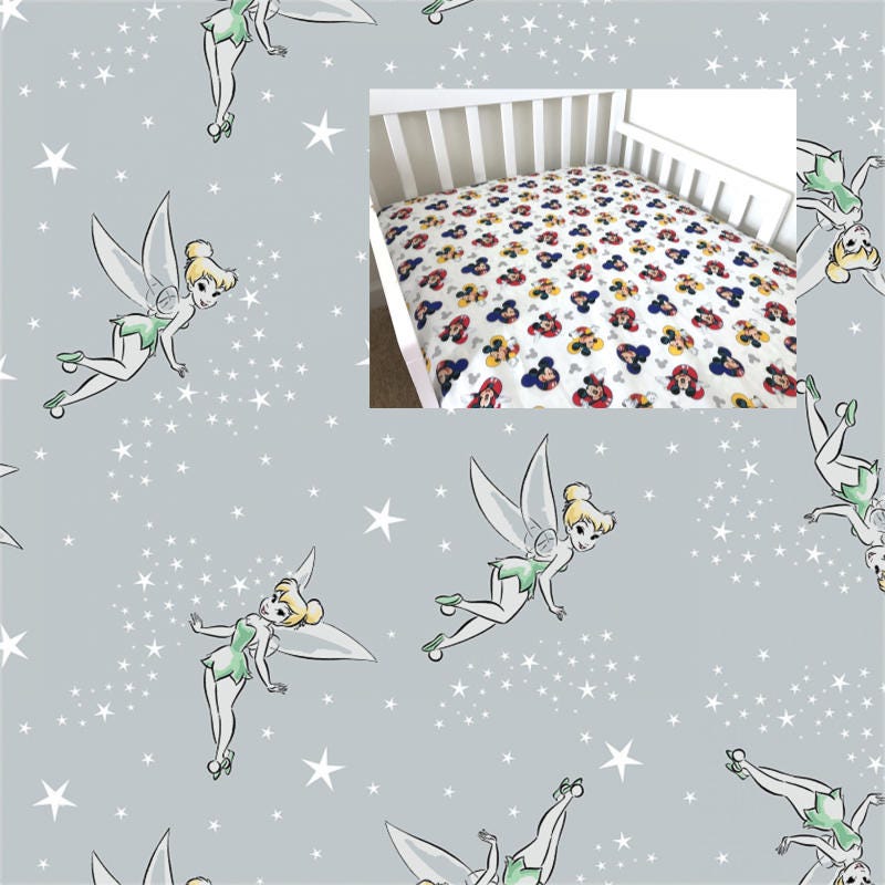 tinkerbell crib sheets