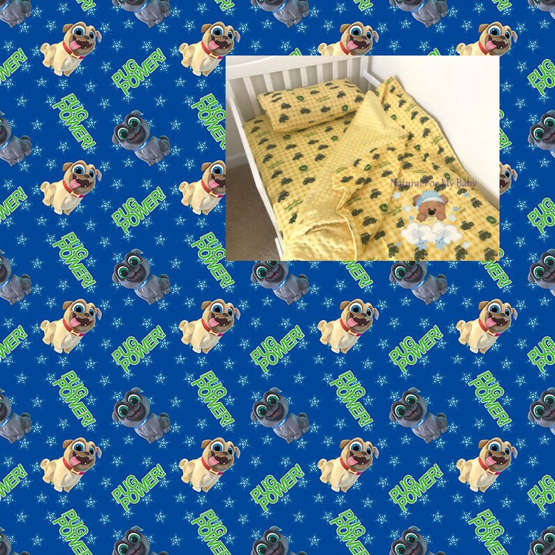 Disney Toddler Bedding Puppy Dog Pals Blanket Dogs Girl Boy Crib Twin Comforter Fitted Sheet Pillow Case 100 Cotton