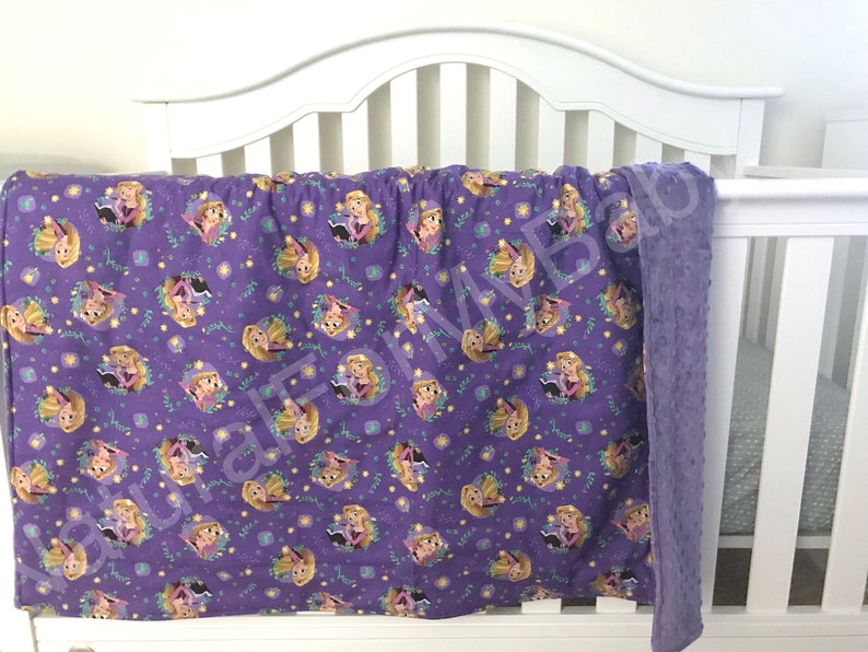 Disney Rapunzel Princess Bedding Blanket / Comforter Baby Crib Etsy