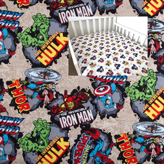 avengers crib sheet