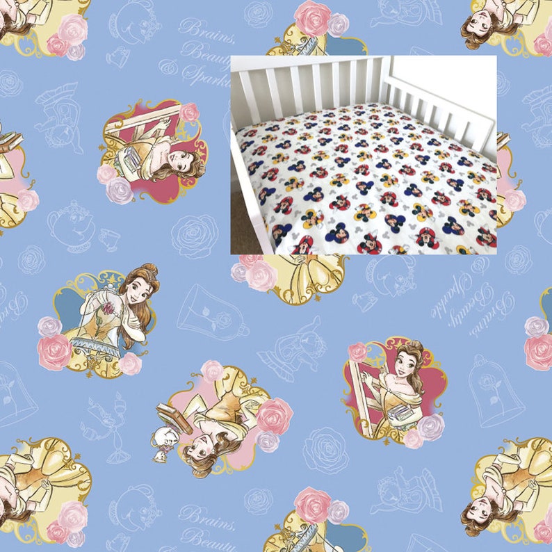 beauty and the beast baby bedding