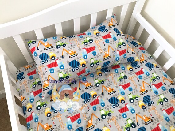 Cars Construction Pillow Case Boy Adult Toddler Standard Etsy