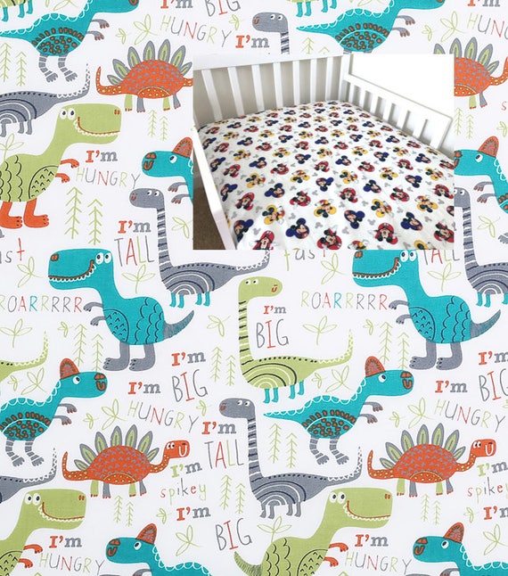 Crib Sheet 100 Natural Cotton Baby Toddler Set Boys And Girls 1