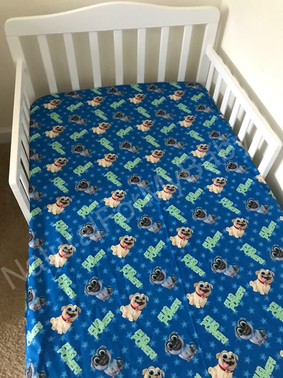 puppy dog pals crib bedding