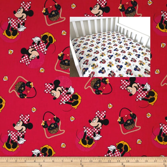 minnie mouse crib bumper pads