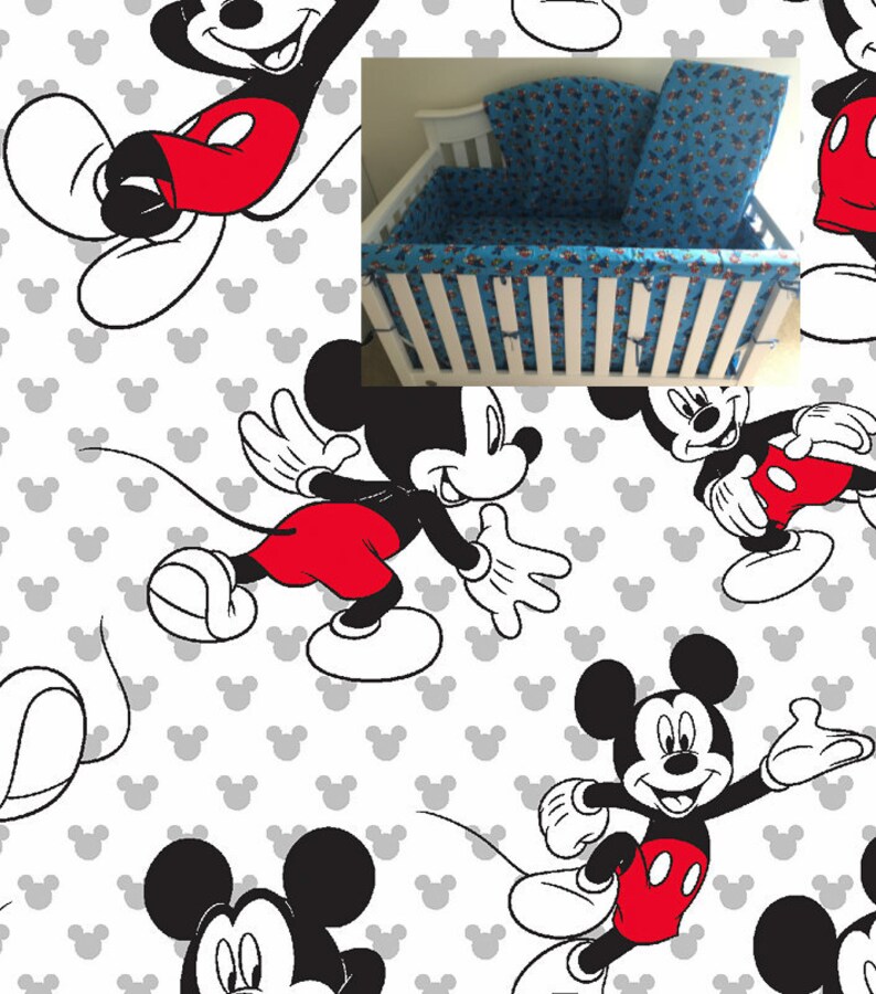 baby boy crib bedding mickey mouse