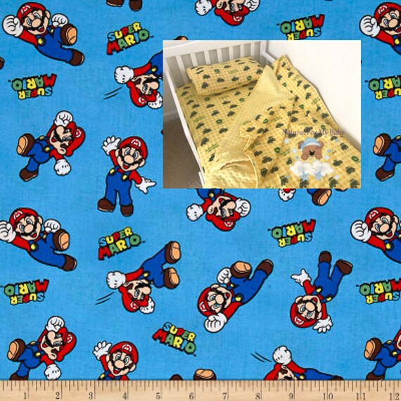 super mario crib bedding set