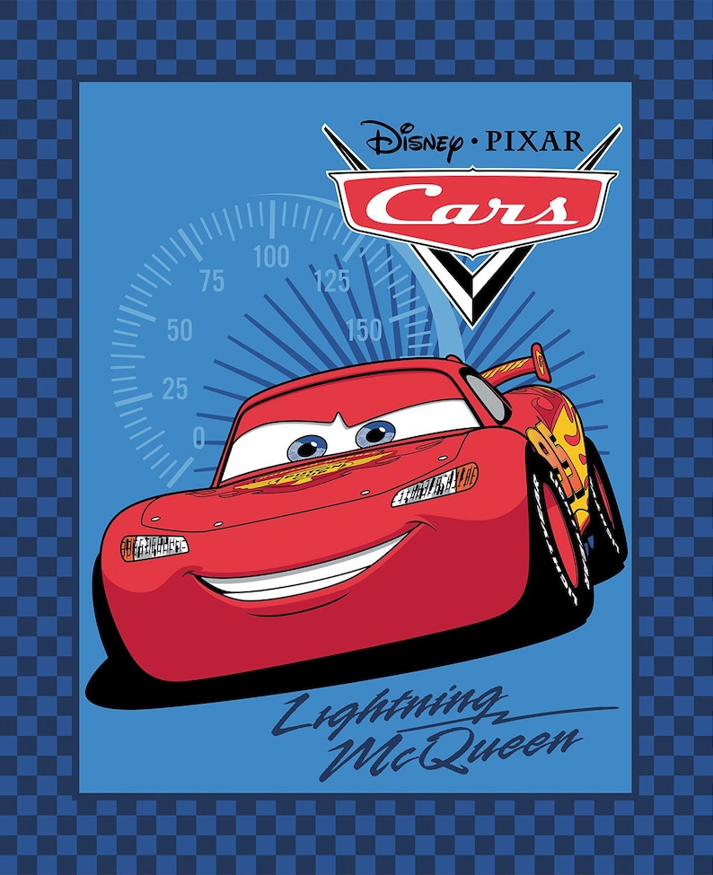 Disney Cars Crib Blanket Cotton Minky Pixar Bedding Boy Girl