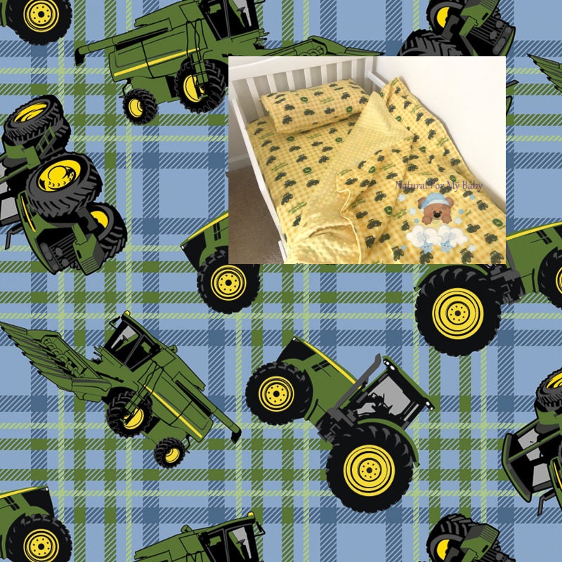 Tractor John Deere Toddler Bedding Set Blanket / Comforter Etsy