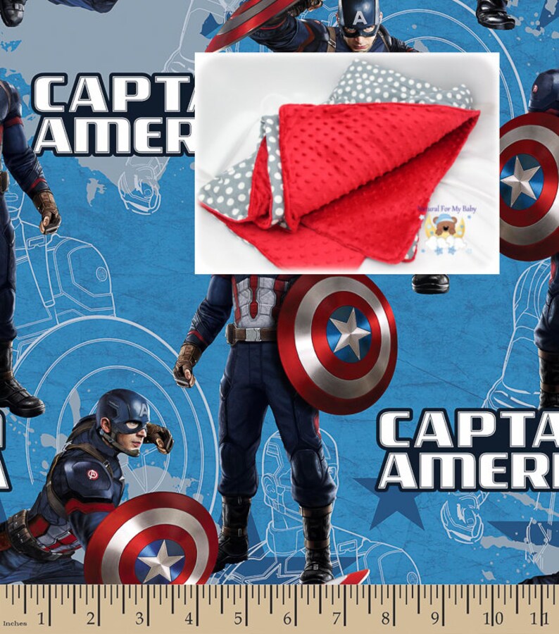 Marvel Blanket Captain America Blanket Toddler Bedding Blanket Etsy