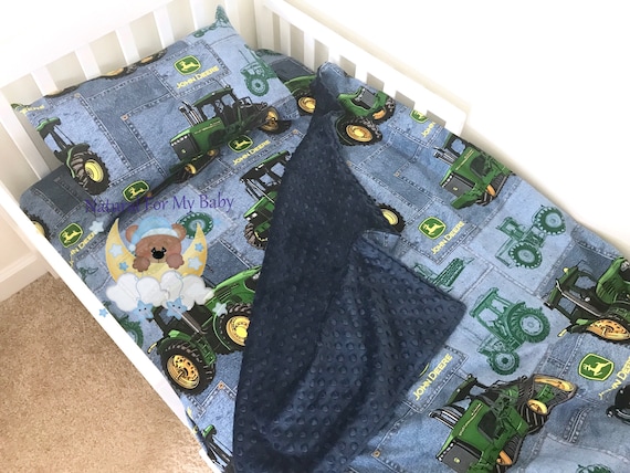 Tractor John Deere Toddler Bedding Set Blanket Comforter Etsy