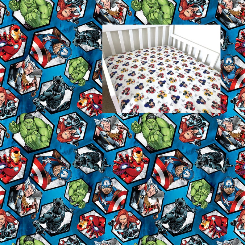 avengers crib sheet