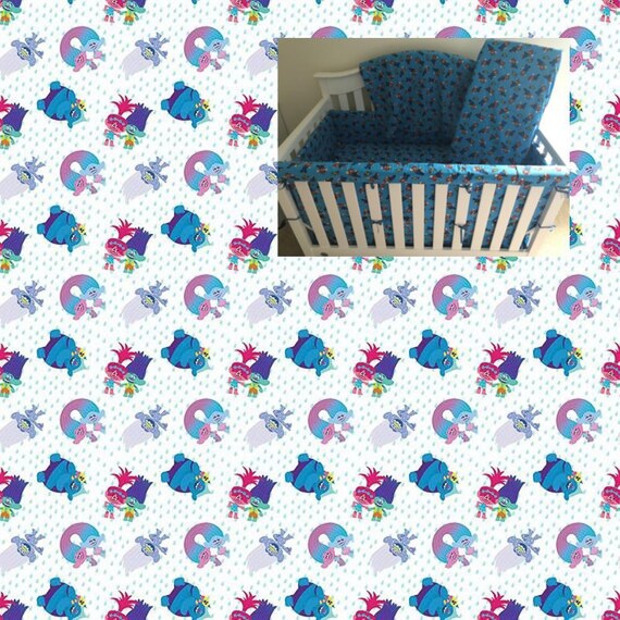 trolls crib sheets