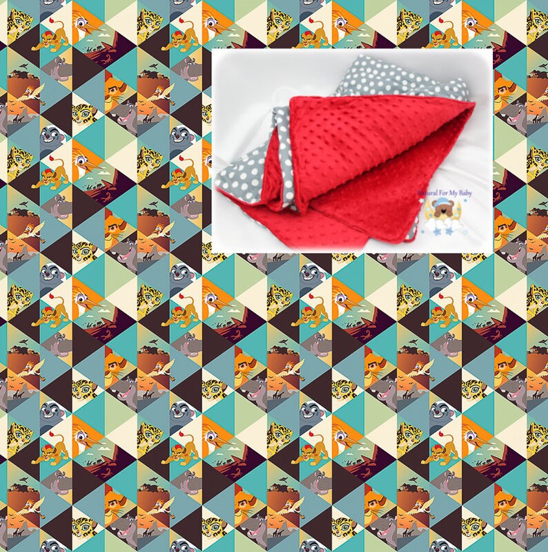 Disney Blanket Lion King Guard Cotton Minky Blanket Girl Boy Etsy