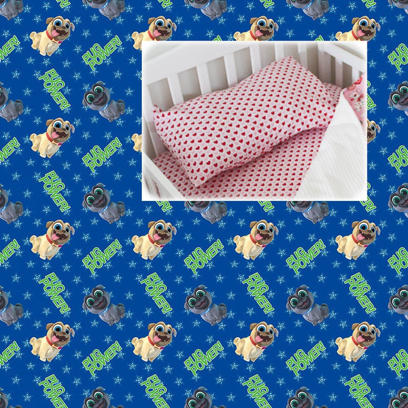 puppy dog pals crib sheet
