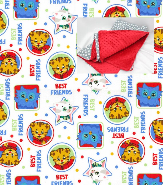 daniel tiger crib sheets