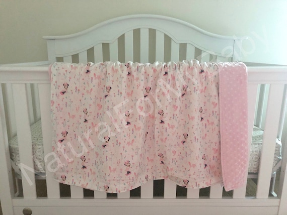 Disney Minnie Mouse Bedding Blanket Or Comforter Baby Crib Etsy