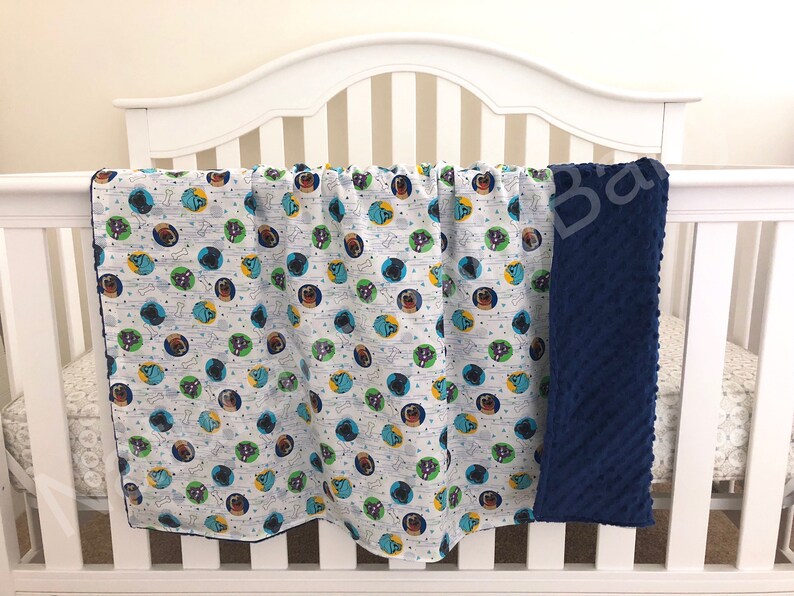 Disney Blanket Puppy Dog Pals Nursery Bedding Cotton Minky Girl Boy Dogs Baby Throw Crib Toddler Twin Full Comforter