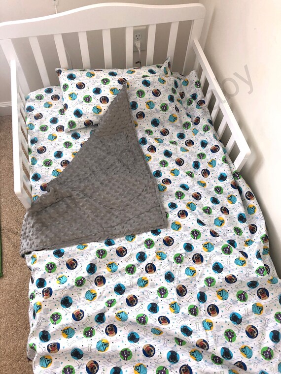 Puppy Dog Pals Toddler Boy Bedding Set Blanket Comforter Etsy