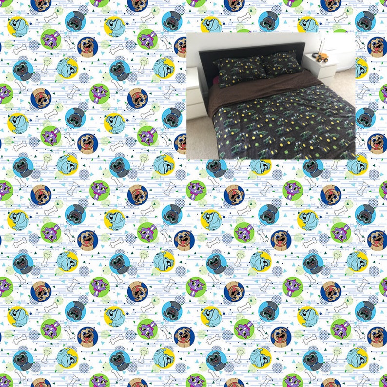 Puppy Dog Pals Full Bedding Set Blanket Comforter Fitted Flat Image 0