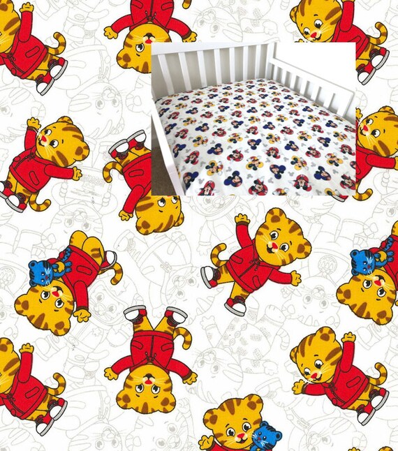 daniel tiger crib bedding