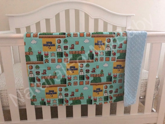 super mario crib bedding