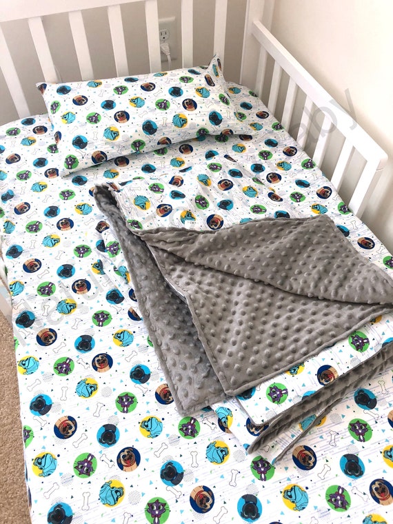 Puppy Dog Pals Toddler Boy Bedding Set Blanket Comforter Etsy