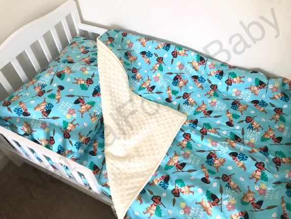 moana crib bedding set