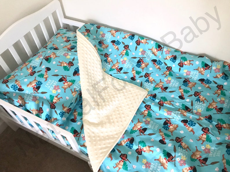 moana crib sheets