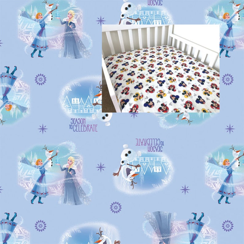 frozen fitted crib sheet