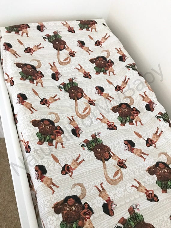 moana crib sheets