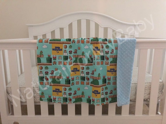 nintendo crib bedding