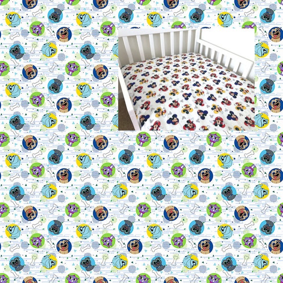 puppy dog pals crib sheet
