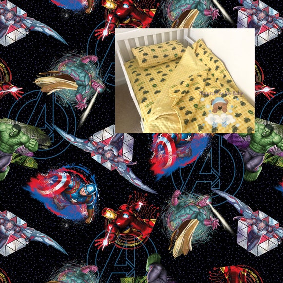 Marvel Avengers Heroes Toddler Bedding Set Blanket Comforter Etsy