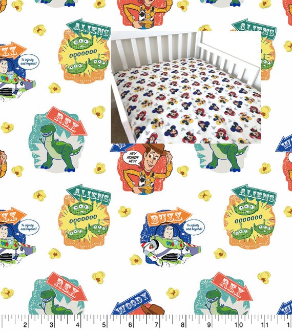 toy story fitted crib sheet
