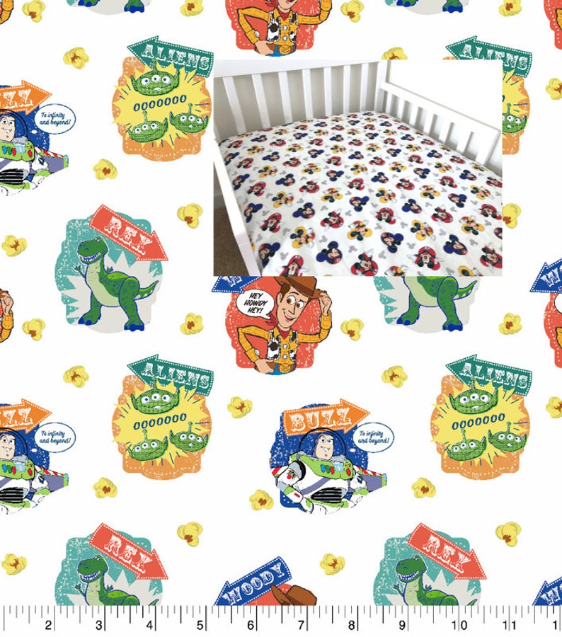 toy story fitted crib sheet