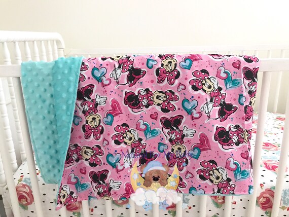 minnie mouse crib comforter