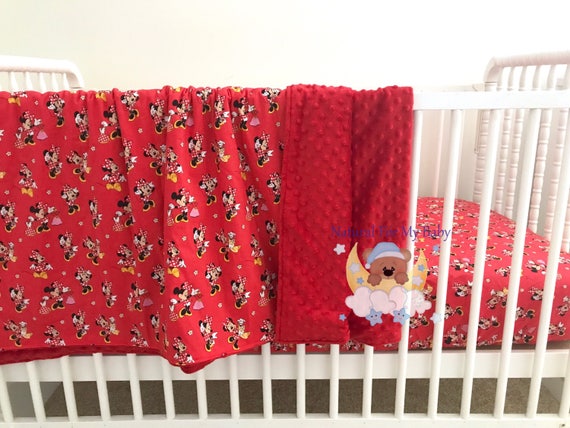 Disney Minnie Mouse Bedding Blanket Or Comforter Baby Crib - Red Minnie Mouse Bedding Full Disney Minnie Mouse Bedding Blanket Or Comforter Baby Crib - Red Minnie Mouse Bedding Full