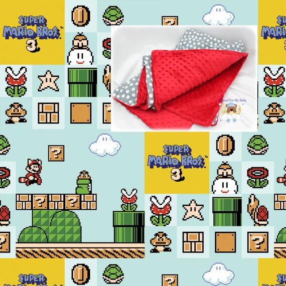 nintendo crib bedding